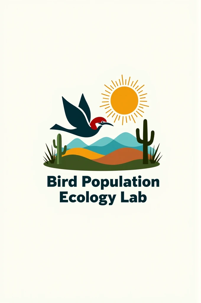 Logo of a research laboratory on bird population ecology in the Brazilian Northeast semi-arid region