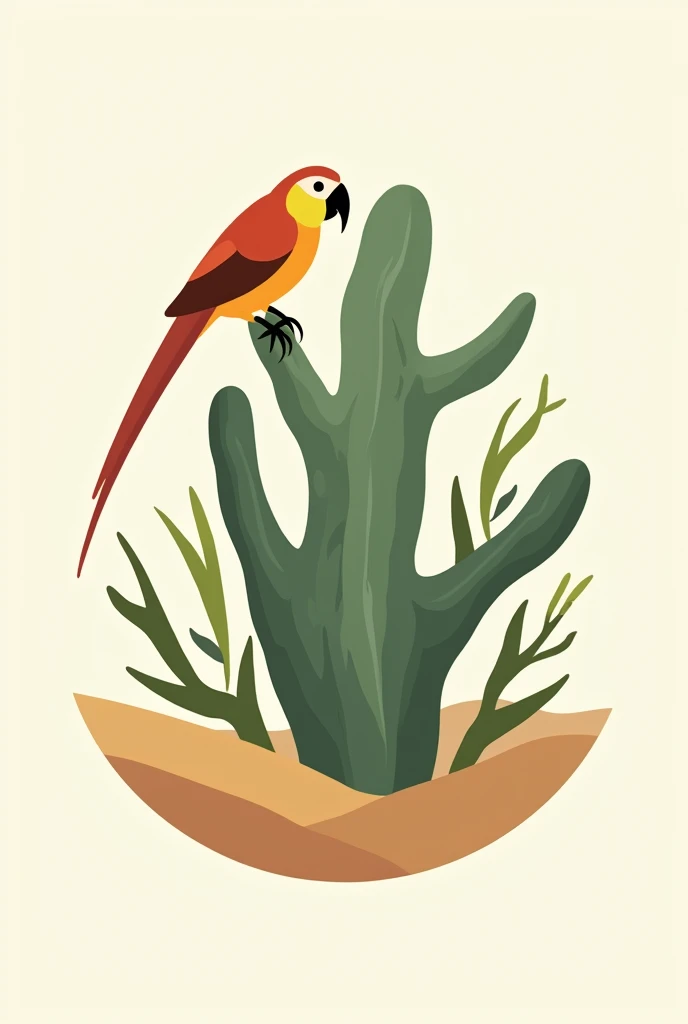 To create a logo for an avian population ecology laboratory in the caatinga, Considere os seguintes elementos:
1. **Bird Symbols**: Include representations of typical caatinga birds, like the Lear's macaw or the be-te-vi, to emphasize the focus on ornithology.
2. **Caatinga Elements**: Add elements that represent the vegetation and environment of the caatinga, like cacti or xerophytic shrubs.
3. **Simple and Clean Design**: Use a clear and simplified design to ensure that the logo is easily recognizable and reproducible in different sizes.
4. **natural colors**: Use a color palette inspired by the caatinga, like shades of green, brown and beige, reflecting the arid environment and its natural characteristics.
5. **Laboratory Name**: Include the laboratory name in a legible and professional font.