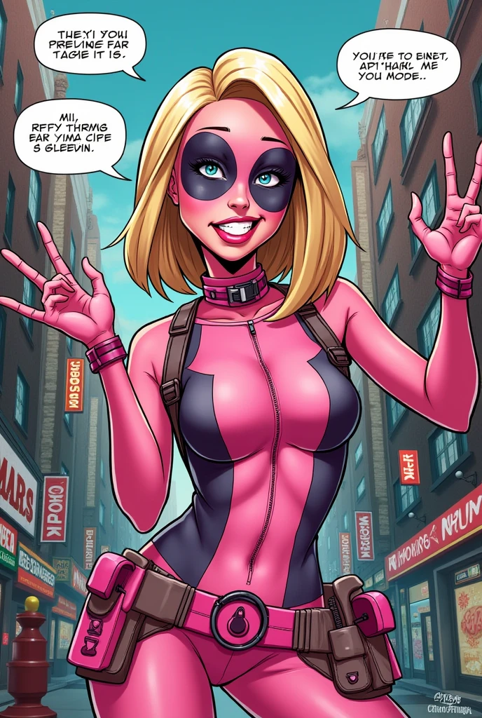 Gwenpool without clothes