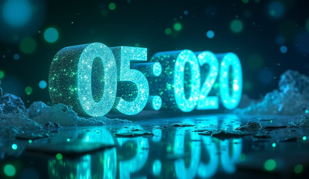 countdown. 3d. high definition
