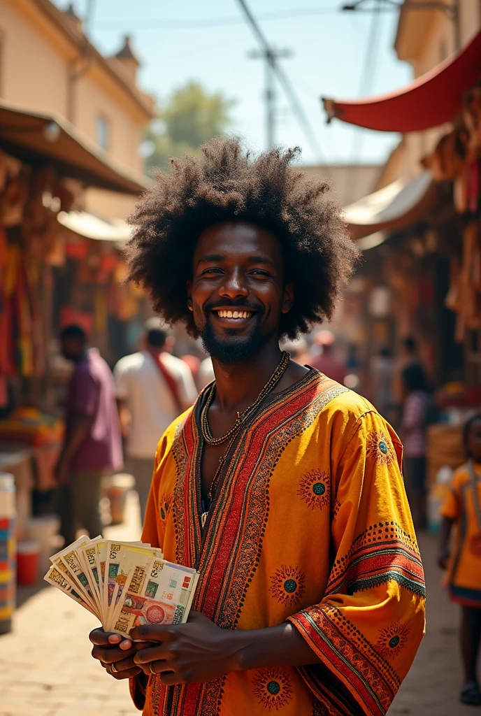 Ethiopian mane he have money