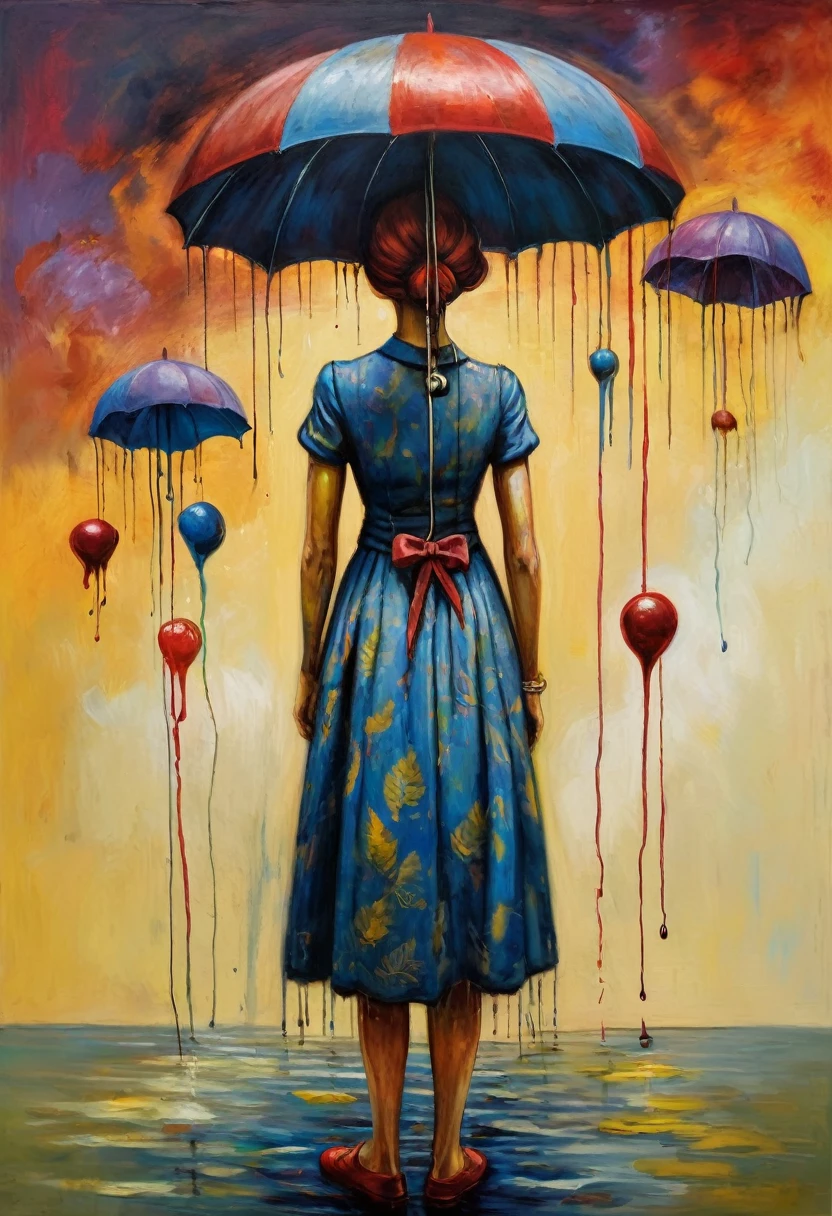(Artistic Masterpiece of Romantic Life) ( (Themed Art of Life) ( (Conceptual Art) (NFT Exclusive) (Fauvism Work) ()”) Where visual poetry transcends traditional boundaries and embraces the dynamic interplay between creativity and technology Takes),dripping paint,darkart,style, in the style of esao andrews