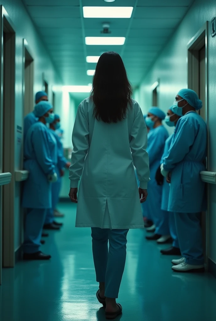 A movie with the name: CORRE ROBERTH, whose protagonist is a young brunette who is a doctor