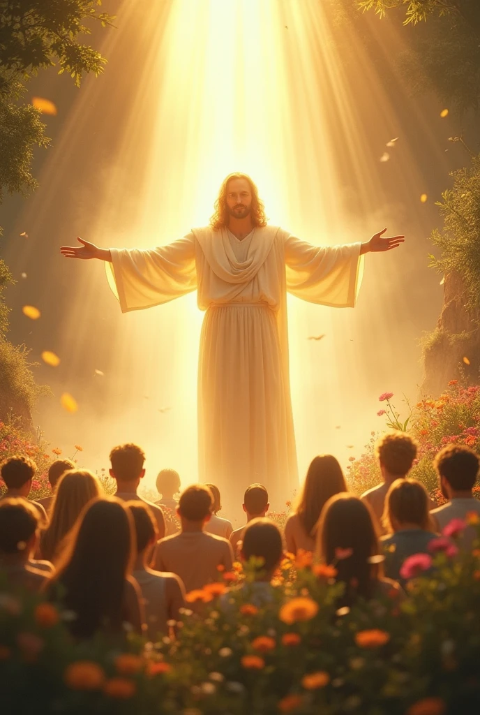 God surrounding us with His mercy