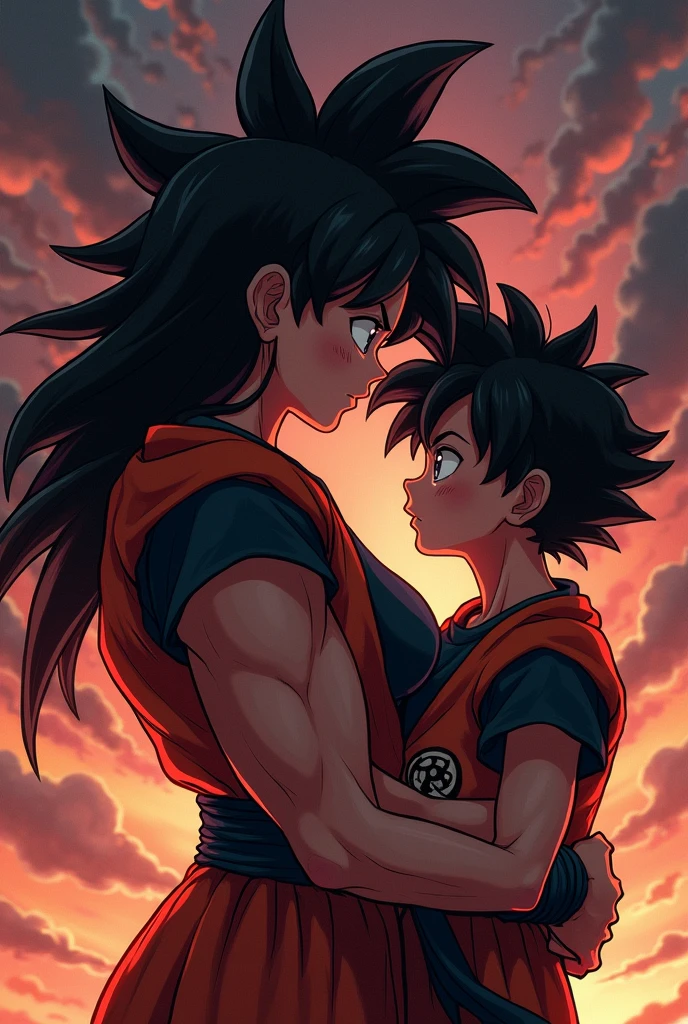 Sex mom and son Goku black 