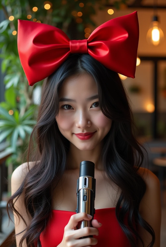 Stun gun under a hair bow