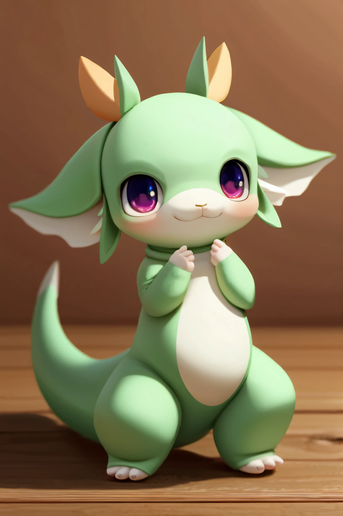 small and cute dragon monster、