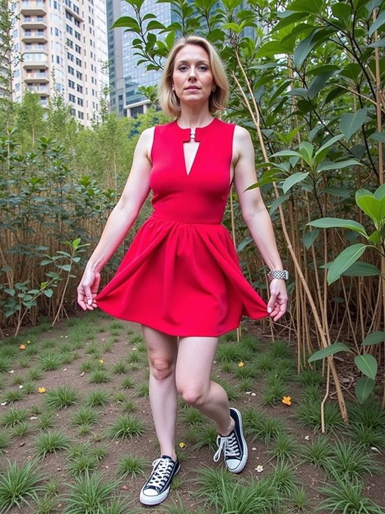 woman in a transparent dress from Marvel Studios,perfect slender legs!