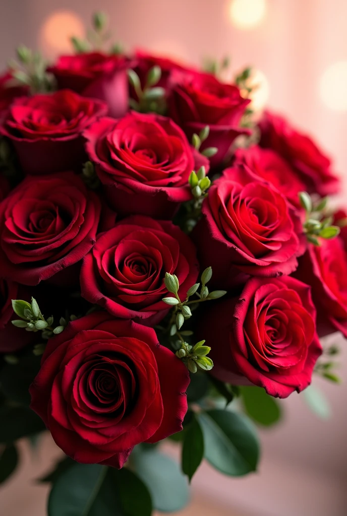 60 red roses bouquet of normal size please give me a wide image in which whole bouquet can be seen clearly 