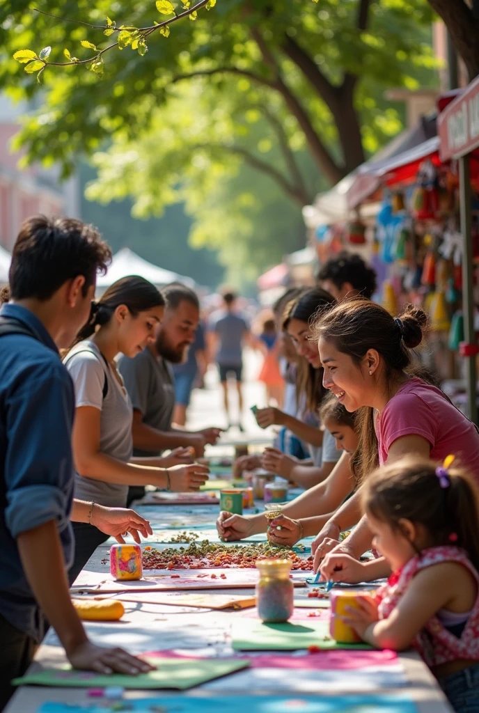 street with citizen participation 