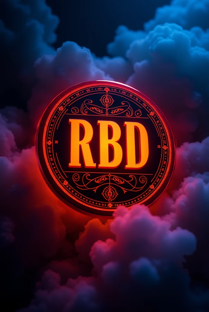 GLOW-IN-THE-DARK ORANGE RBD BADGE