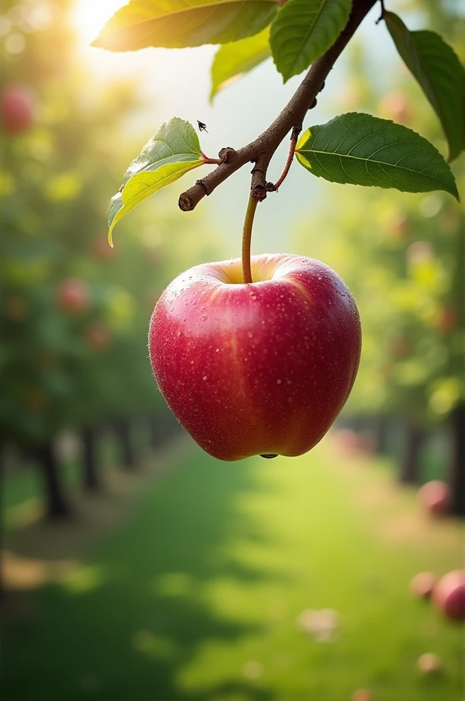 Pink apple