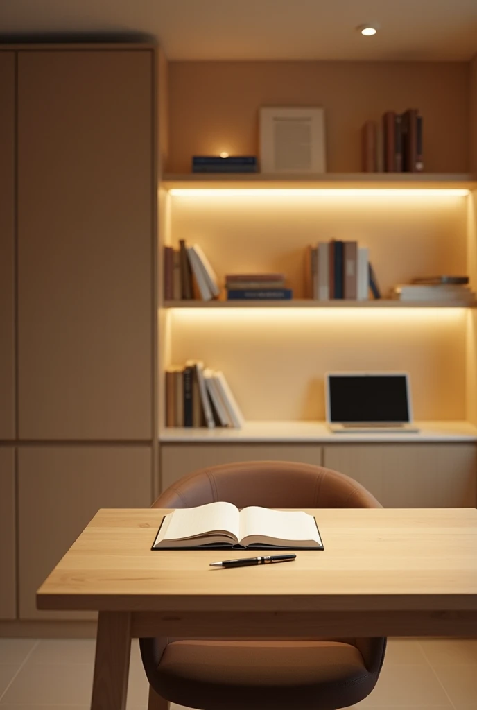 Empty research / study room. Small room