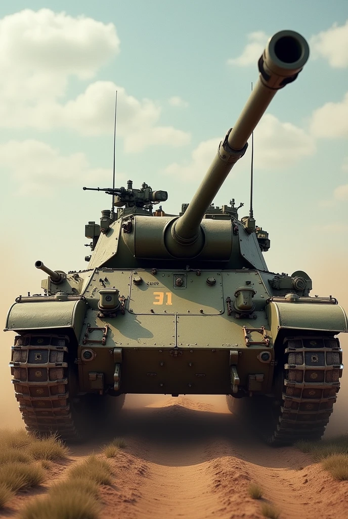 The Brazilian heavy tank of World War II would be called "M-40 Assault Tank". It would be based on the chassis and turret of the M4 Sherman tank., with some modifications for better combat performance.

O M-40 Assault Tank teria um canhão de 75 mm, capable of penetrating the armor of enemy tanks of the time. Furthermore, would have a more powerful engine to ensure greater speed and mobility on the battlefield.

The tank&#39;s armor would be reinforced to provide greater protection to the crew against enemy weapons.. It would also feature advanced communications systems to facilitate tactical coordination with other units in combat..

This tank would be used by Brazilian troops in combat missions in Europe and Africa during World War II., contributing to the fight against the Axis powers.