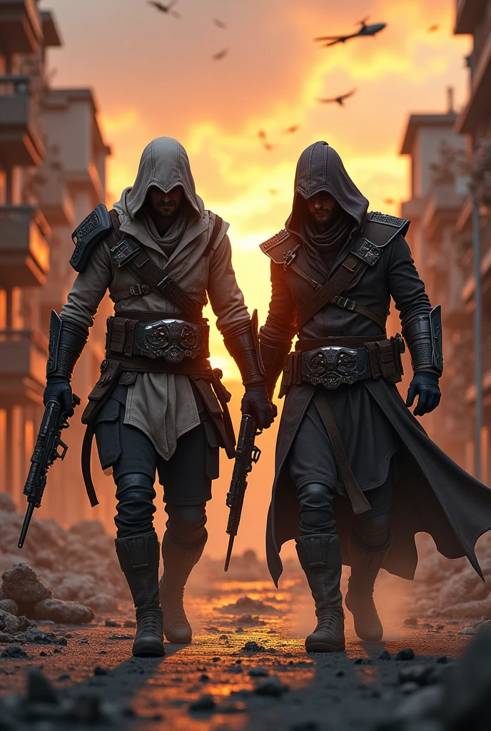 A combination of Assassin's Creed and Army of Two