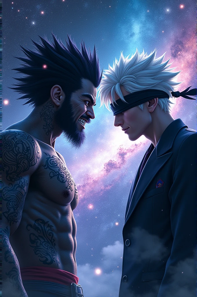 Sukuna vs gojo in outer space