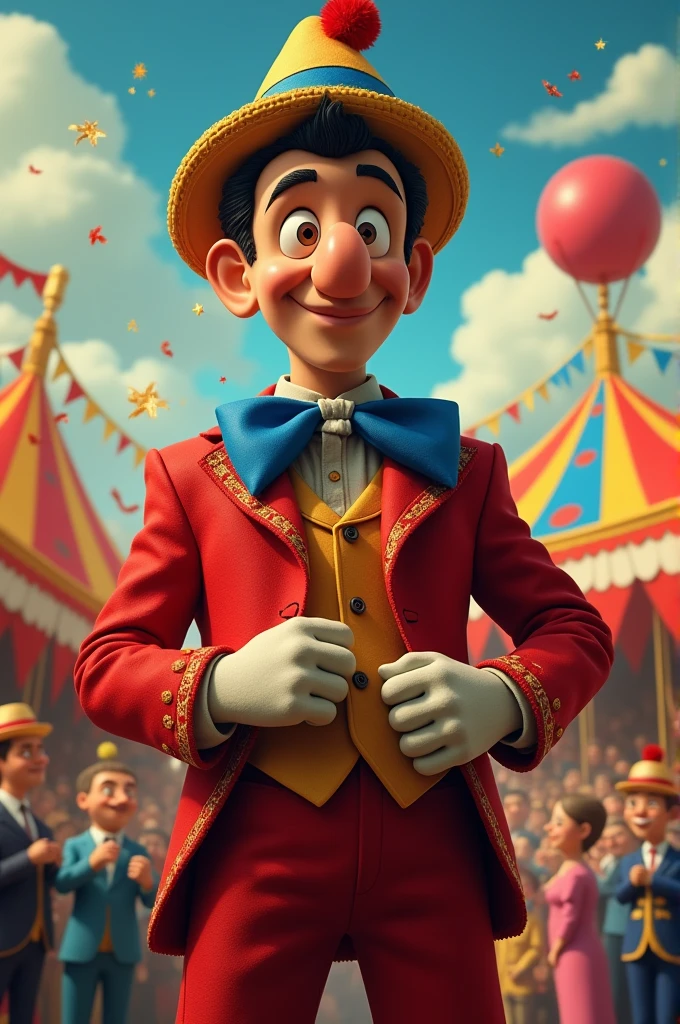 Nicolas Maduro in a Pinocchio costume