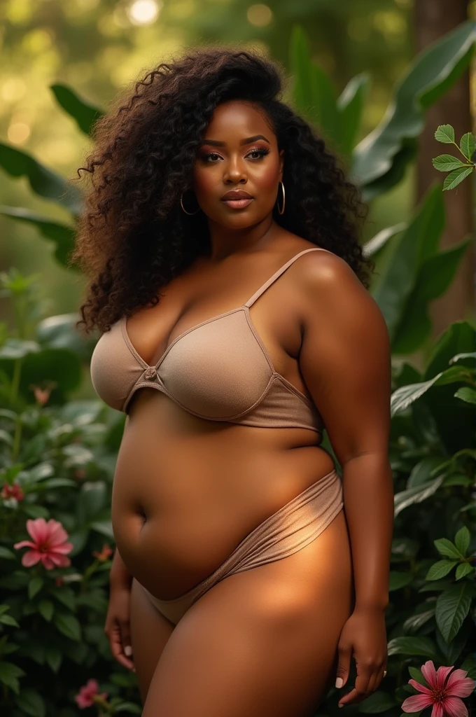 naked woman, busty, Hairy Intimate Part, thick-thighs, 4K