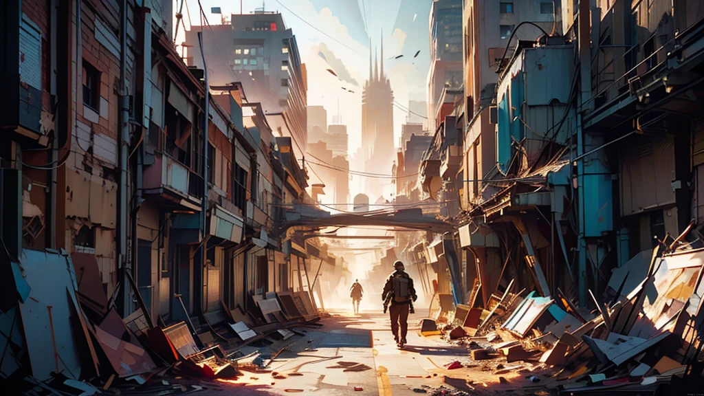 Men are wearing Amman mechs, red and gold, highly detailed abandoned warehouse backgrounds, detailed faces, detailed complex busy backgrounds, messy, gorgeous, milky, detailed skin, realistic skin details, visible pores, sharp focus, volume fog, 8k UHD, DSLR cameras, high quality, film grain, white skin, photorealism, lomography, Metropolis in futuristic dystopia, view from below, translucent
