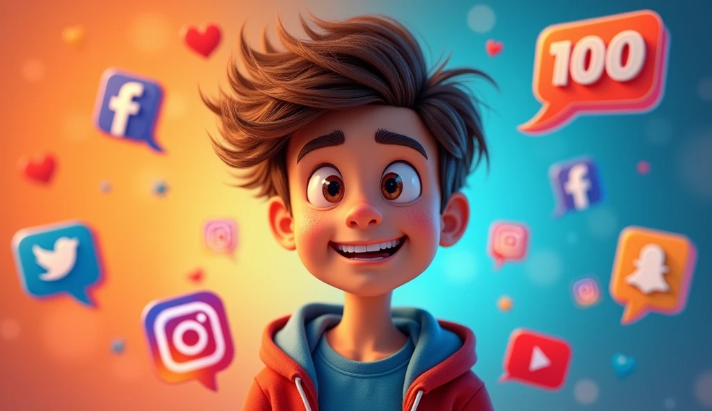 Fait moi une miniature youtube . La video parle de adolescent qui c est lancée sur youtube il y a 1 an et qui veut avoir 1 000 abonné dans 2 ans . Les écrit dzns etre écrit en français