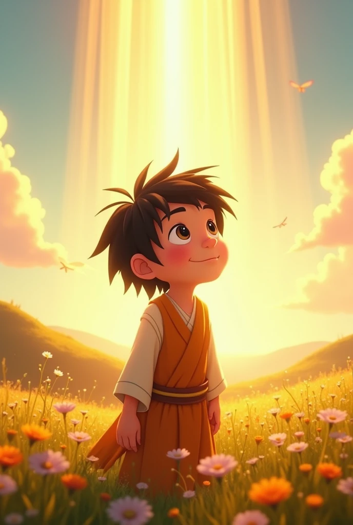 pixar style: Samuel, the child prophet who heard the voice of God