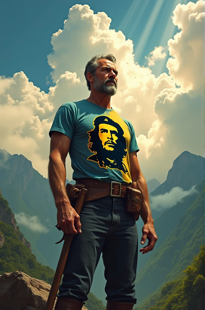 General San Martin, showing his Che Guevara t-shirt
