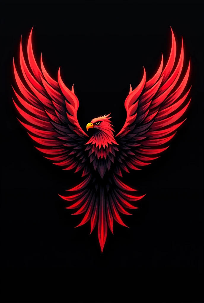 Create an icon for my indoor games group related to eagle and red