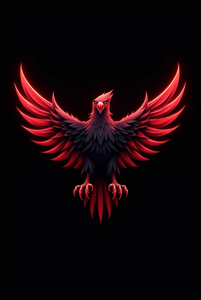 create a nice icon for my internal games group related to eagle and red