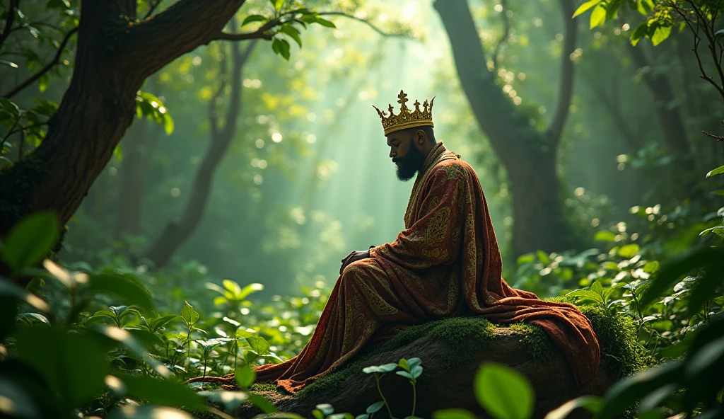 The king listened thought in Jungle