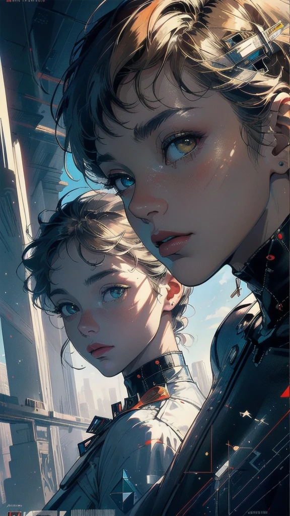 (((masterpiece, highest quality))),(((solo:1.2))),(((1girl:1.2))),32k wallpaper, very detailed, poster, vintage science fiction,(((((geometric cinematic movie poster))))), ((((bauhaus)))),(((abstract))),((((mid century modern)))),(((((portfolio))))),(((((Close-up))))),(((((bust up))))),((((more various angle)))),(((highlight))),((((heterochromia)))),(((complete. detailed face))),(((Extremely talented))),(((most complecated machine))),((Overall colorfully)),(((((Absolutely no background))))),(((phenomenon)))