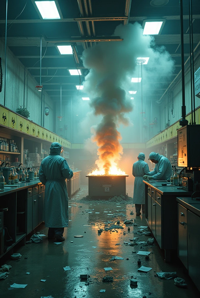Biochemical laboratory
Disaster
