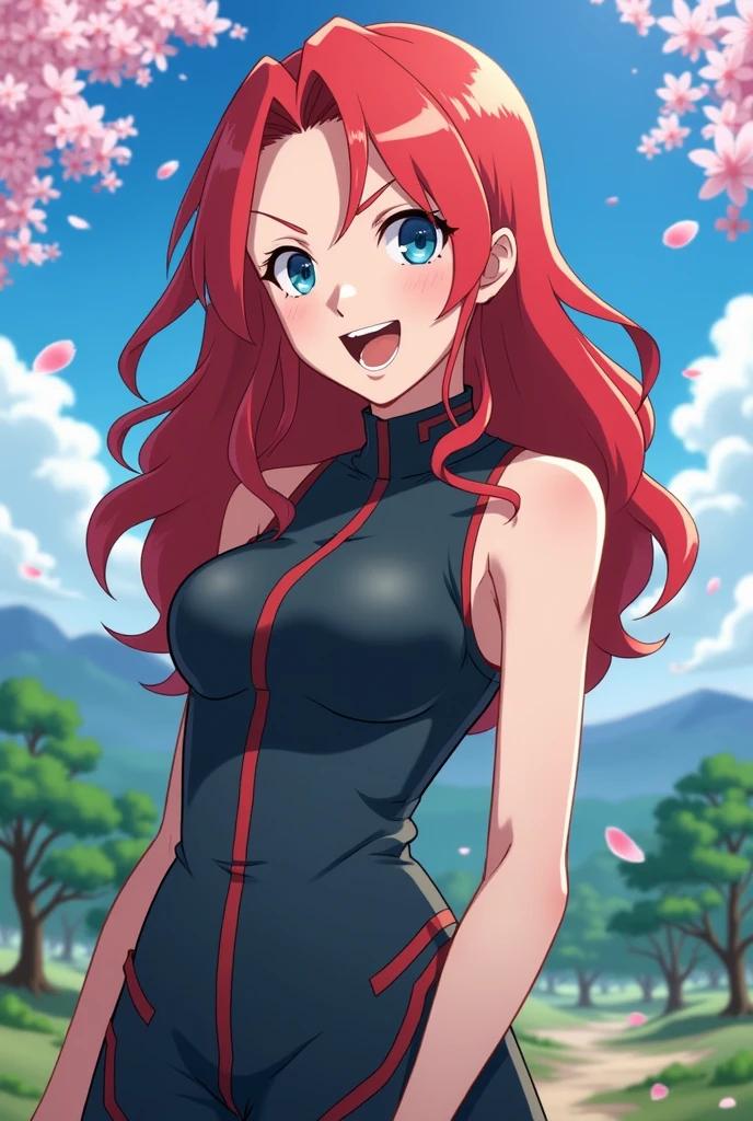 Kushina showing her tits