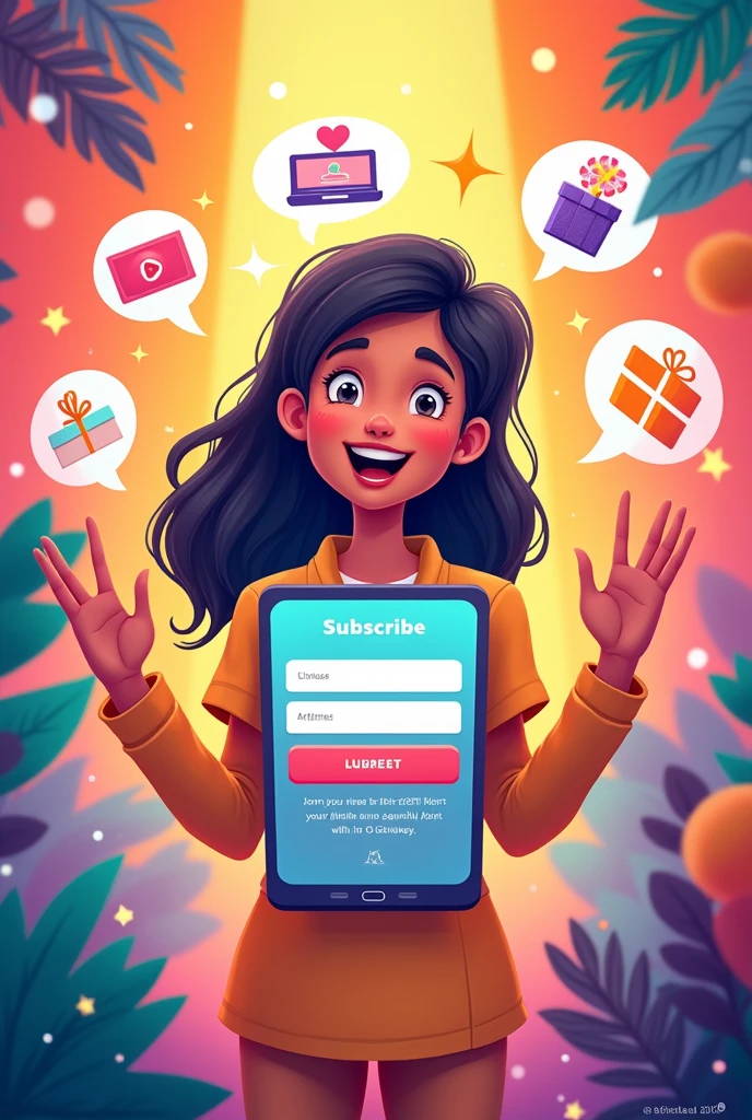 Image to invite people to subscribe