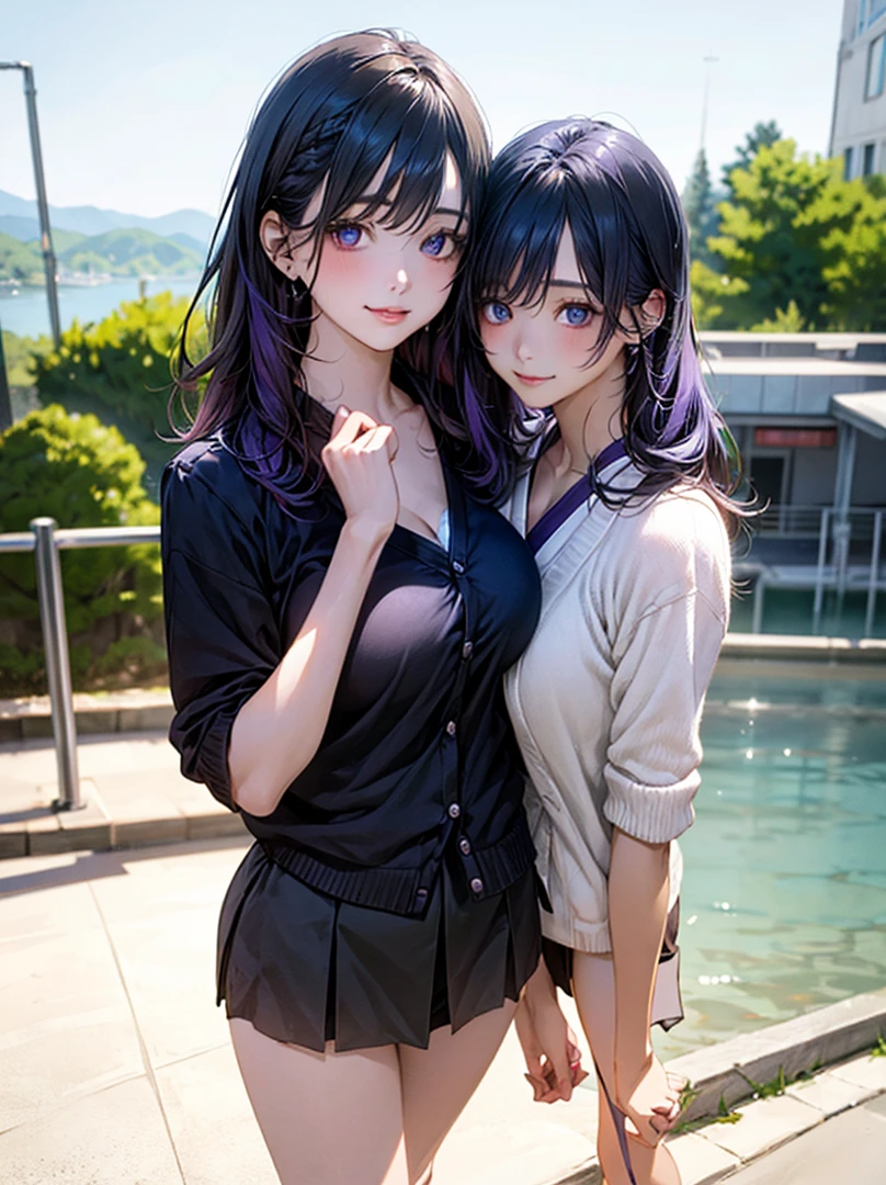 best quality,,smile,blazer,middle School girls,leather jacket,beautiful girl,swimsuit,比基尼,multiple girls are depicted,harem,idol group,photo shoot,long hair,highest quality,big breasts,happy girl,horny girl,yellow eyes,Pool,Beautiful Girl Country,Beautiful Girl's Paradise,fur jacket,perfect face,standing position,girls hugging each other,letting down one's Bangs,beautiful eyes,Ocean,girls hugging each other,smooth hair,Angel Girl,multicolored hair colors,naughty girl,beautiful girl,beautiful girl,loose socks