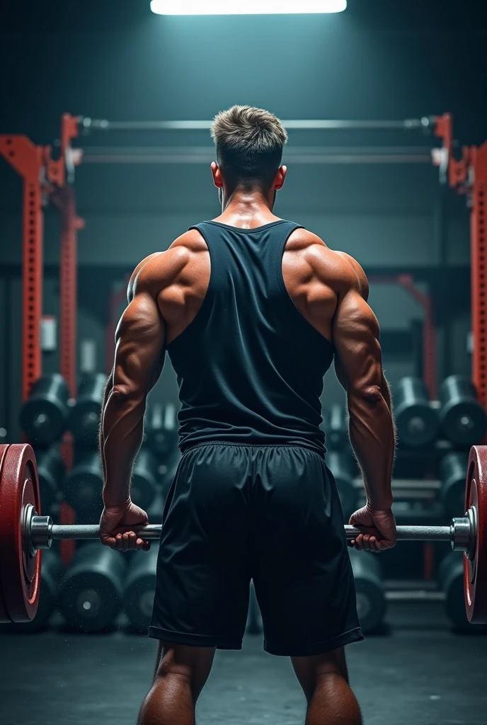 A cover for a weight training guide ebook without text 