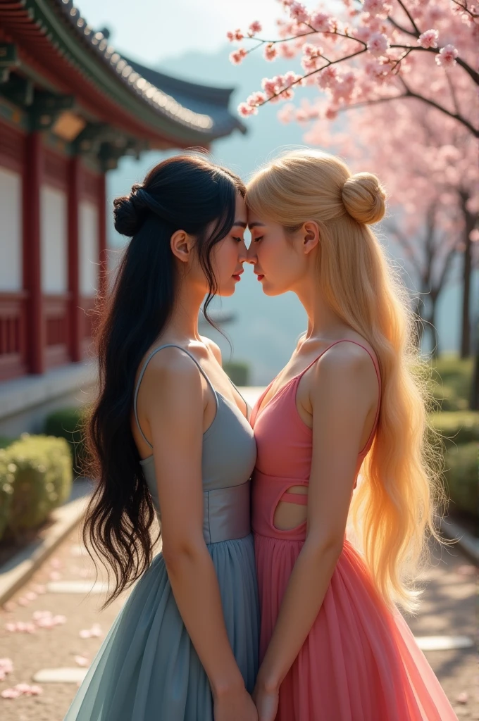 Naked Korea wife and blonde hair 