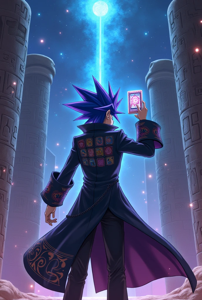 Donne un aspect yu gi oh de l'image 