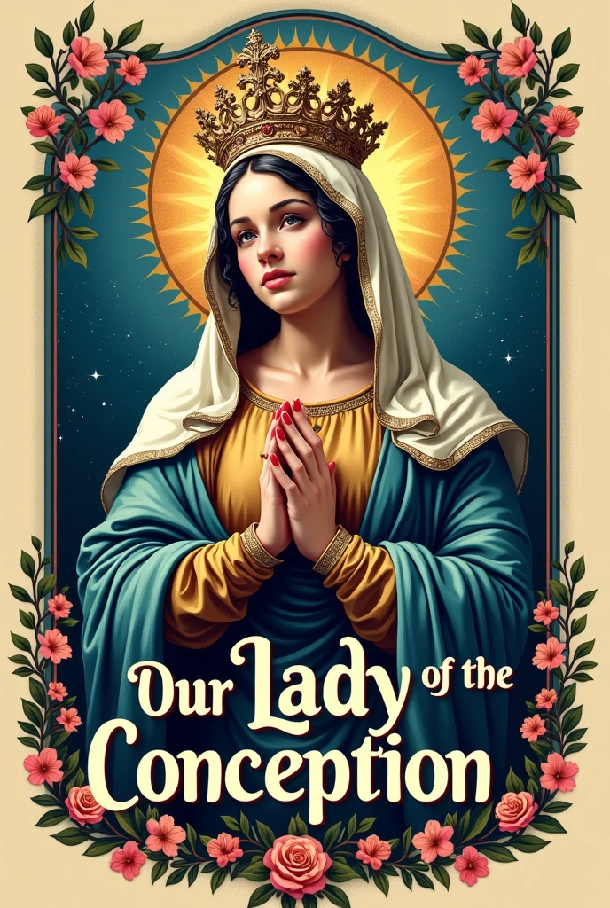 I need a picture of a shirt with the theme of Our Lady of the Conception for the feast of the patron saint of the Church and with the title: Our Lady of Conception Parish Iputinga 