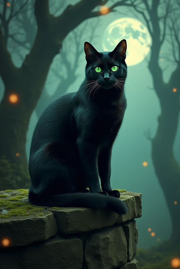 Cat black