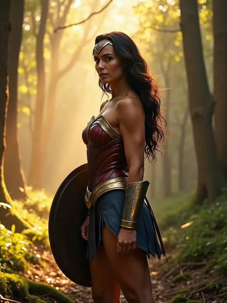 GAL GADOT, Diana , Wonder Woman, ultra realisitic, cinematic