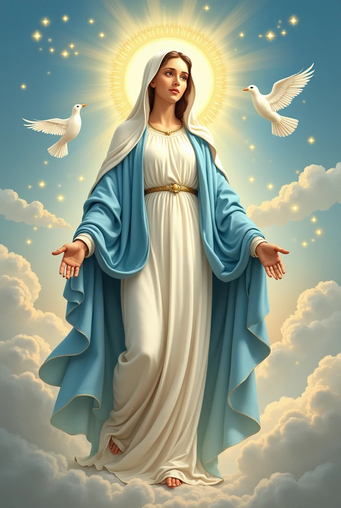 I need a design photo for a shirt with Our Lady of Conception theme.