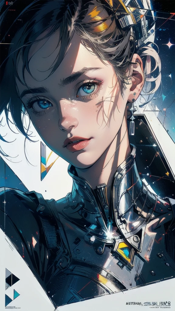 (((masterpiece, highest quality))),(((solo:1.2))),(((1girl:1.2))),32k wallpaper, very detailed, poster, vintage science fiction,(((((geometric cinematic movie poster))))), ((((bauhaus)))),(((abstract))),((((mid century modern)))),(((((portfolio))))),(((((Close-up))))),(((((bust up))))),((((more various angle)))),(((highlight))),((((heterochromia)))),(((complete. detailed face))),(((Extremely talented))),(((most complecated machine))),(((Overall colorfully))),((((((Absolutely no background)))))),(((phenomenon)))