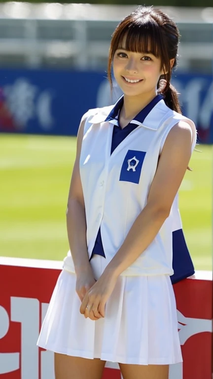 Japanese Beauty、soccer player、Sleeveless uniforms