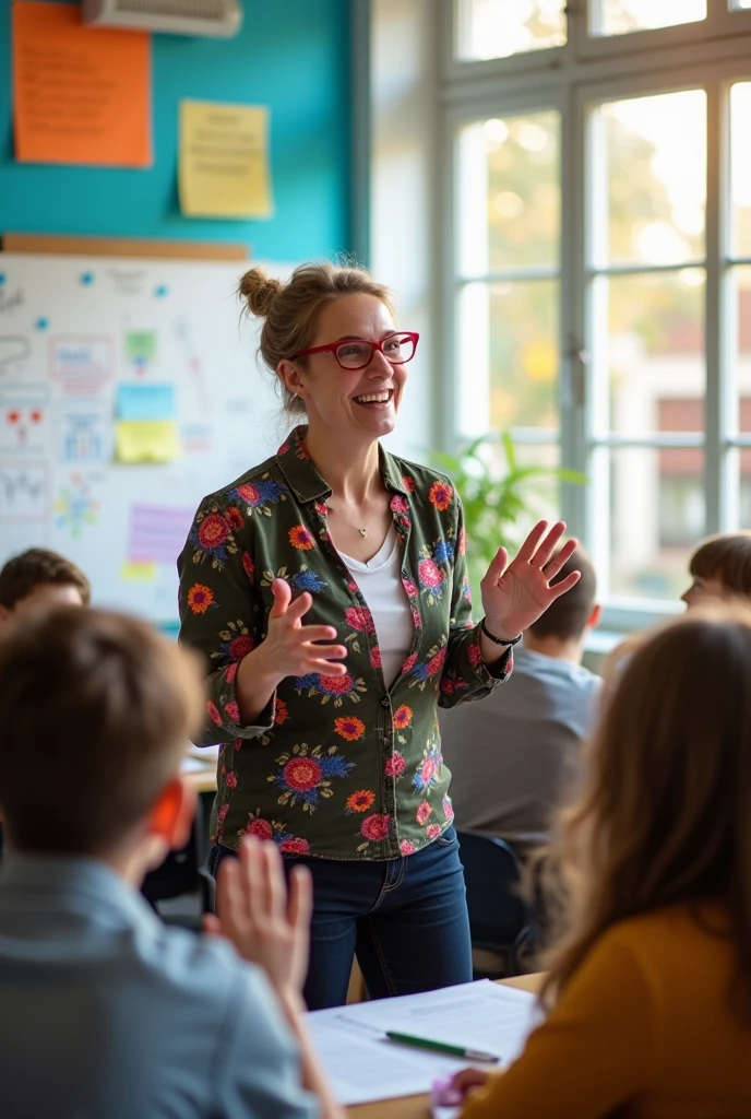 teacher explaining