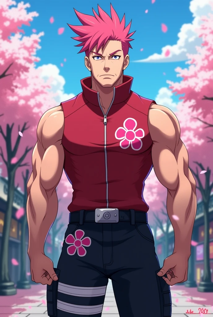 Sakura de naruto version man, man