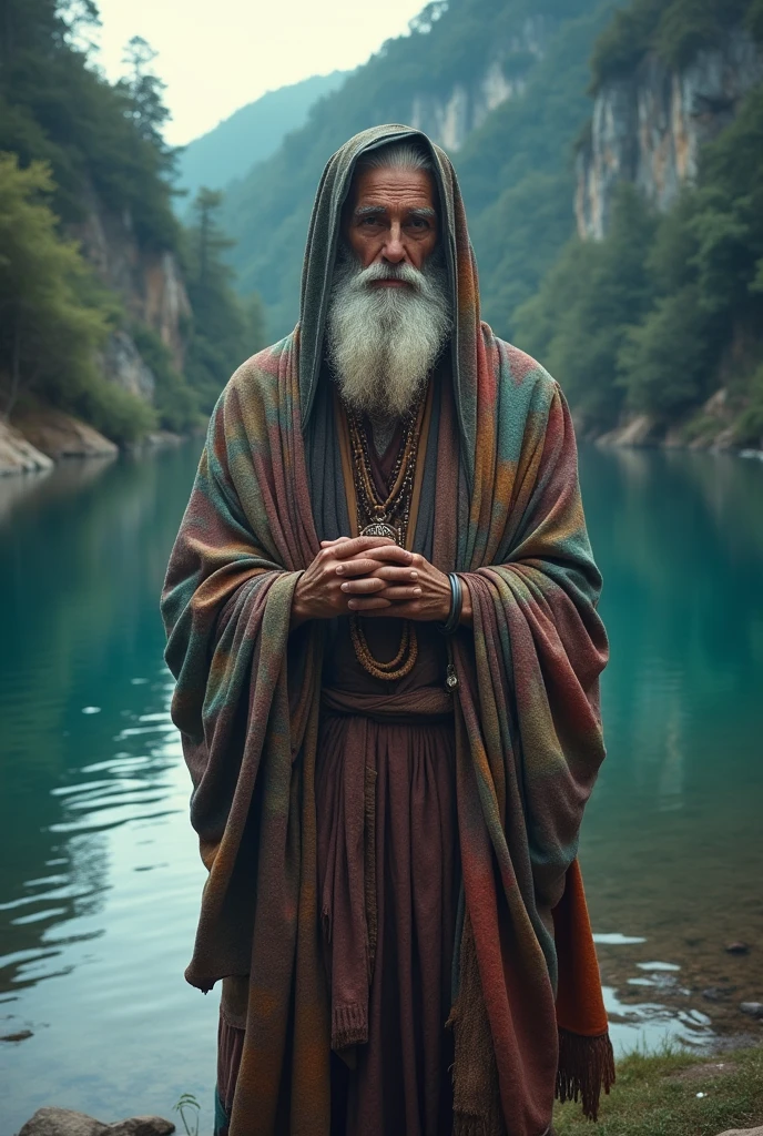 An old dervish who knows the secrets of the lake