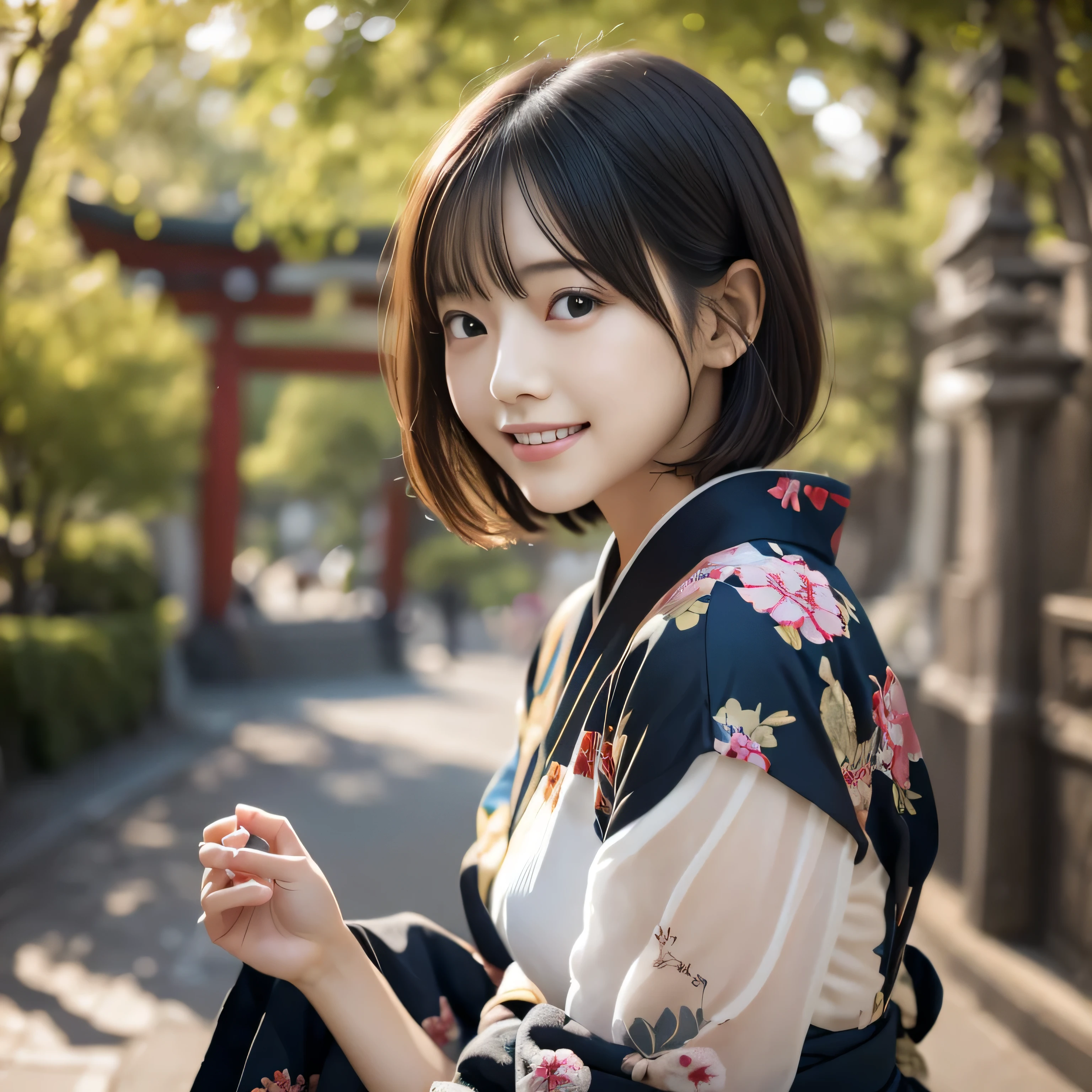 1people,(Wearing colorful stage costumes:1.2),Very beautiful Japanese idol portraits,Face close-up,(RAW Photos,Highest quality),(Genuine,Genuineistic:1.4),(masterpiece),Very delicate and beautiful,Very detailed,2k wallpaper,wonderful,In detail,Highly detailed CG Unity 8K wallpapers,Very detailed,High resolution,Soft Light,Beautiful detailed,Very detailed eyes and face,Beautiful and sophisticated nose,Beautiful and beautiful eyes,Cinema Lighting,(Simple light color background:1.3),(short hair),(Bob),Complete Anatomy,Slender body,Small breasts,smile,｛A sheer black yukata｝、｛Mysterious Shrine｝、｛Large Torii Gate｝、 ｛Morning sunlight filtering through the trees｝、｛Japanese Shrines｝、｛Hair tied up｝、｛sit cross-legged｝、美しいJapanese people women、Sharp focus, Perfect dynamic composition、Tilt your head、Close-up portrait, Model body type、 masterpiece、Highest quality、超High resolution、Ultra-high resolution photos、Smooth upscaled images 、HD resolution,、High Quality Boost,、Contrast Boost、Hyperrealism、Super fine、8k、elegant、 １people、Japanese people women、美しいJapanese people women、Ultra detailed face,、A captivating smile、cute、White skin、Fair skinの美しい肌、Brown eyes、Beautiful symmetrical face、Small face、Age 25、Beautiful black hair、 Beautiful small breasts、Skin between genuine people、Perfect figure、Perfect anatomical figure、whole body photos、Detailed and realistic people bodies、Detailed and realistic skin、Realistic face in every detail、Detailed and realistic eyes、Detailed and realistic lips、Detailed and realistic teeth、Detailed and realistic ears、Detailed and realistic hair、Beautiful Hands、Realistic feet down to the last detail、Realistic breasts down to the last detail、Realistic areola down to the last detail、Realistic nipples down to the last detail、Realistic female genitalia down to the smallest detail、Realistic vagina down to the last detail、Detailed and realistic clitoris、Realistic anus down to the last detail、Thick pubic hair with realistic detail、whole body、whole bodywhite skin、Fair skin、Check and fix the skeleton、Pubic hair is thick、Thick pubic hair、 Completely naked、urination、Pleasant expression、Blushing cheeks and an ecstatic expression, Leaking urine、A sex toy is inserted into the anus、Bun Hair、Wearing sandals、｛Yukata Girls｝、Put your arms behind your back、Open your mouth、 ｛In the mysterious forest｝、Wooden table、｛surrounded with plants｝、