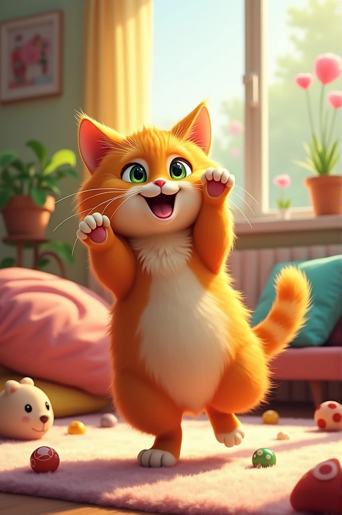 Cat dancing