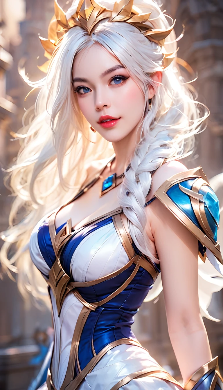 score_9, score_8_up, score_7_up, masterpiece, ultra detailed, 1 female, realistic,ntpn,solo, league of legends cosplay