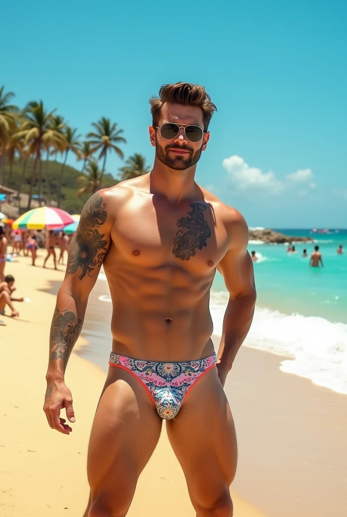 Generates a man in a thong